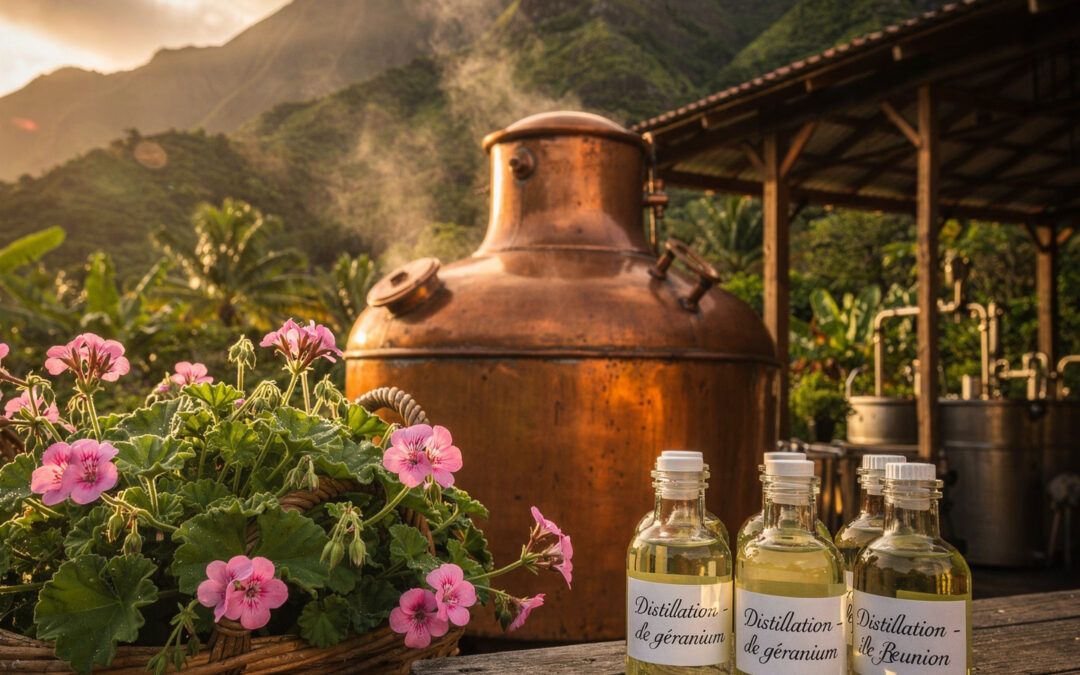 De la Plante à l&rsquo;Essence : Technique de distillation des huiles essentielles réunionnaises