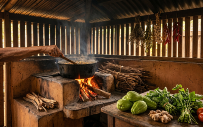 La cuisine au feu de bois : Les fondamentaux de la cuisine créole